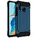 Cover Huawei P30 Lite / Honor 20s Protezione Bi-materia Anti-caduta Blu Scuro - Foto miniatura 3