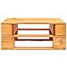 Pouf Da Giardino Con Pallet In Legno Marrone Miele - Foto miniatura 4