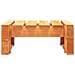 Pouf Da Giardino Con Pallet In Legno Marrone Miele - Foto miniatura 5