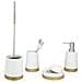 Dispenser Di Sapone In Bamboo, - Foto miniatura 2