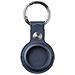 Custodia Originale Ciondolo Per Apple Airtag Beam Leather Blu - Foto miniatura 4