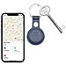 Custodia Originale Ciondolo Per Apple Airtag Beam Leather Blu - Foto miniatura 5