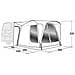 Tendalino per Camper Drive-away Milestone Shade - Foto miniatura 7