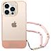 Pc /tpu Camera Outline Translucent Case With Strap Fr Apple Iphone 14 Pro - Pink (guhcp14lhgcohp) - Foto miniatura 1