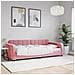 Letto Da Giorno Rosa 90x200 Cm In Velluto - Foto miniatura 1