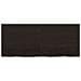 Piano Bagno Marrone Scuro 120x50x (2-6) cm Legno Trattato - Foto miniatura 6