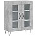Credenza Grigio Cemento 69,5x34x90 Cm In Legno Multistrato - Foto miniatura 2