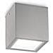 Plafoniera Contemporanea Techo Alluminio Grigio 1 Luce Gu10 20w Ip54 - Foto miniatura 1