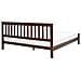 Letto Legno Di Pino Mayenne 180 X 200 Cm Marrone Scuro - Foto miniatura 6