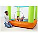 Bouncer salta e vola - mis. 194x175x170 cm - portata max 113 kg (3 bambini) - il kit include: 1 gonfiatore, 8 picchetti perl 'ancoraggio al terreno, kit di riparazione, sacca per il trasporto - Foto miniatura 7