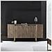 Luxor - Credenza Design Legno E Oro 160 Cm - 4 Ante - Foto miniatura 1