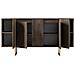 Luxor - Credenza Design Legno E Oro 160 Cm - 4 Ante - Foto miniatura 5