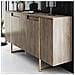 Luxor - Credenza Design Legno E Oro 160 Cm - 4 Ante - Foto miniatura 6