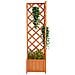Fioriera Angolare Traliccio Esterno Porta Fiori E Rampicanti Angolo 40x40x145cm - Foto miniatura 2