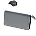 Portafoglio Per Carte Di Grande Capacità Con Blocco Rfid - Stile A Fisarmonica - 36 Slot Per Carte Grey - Foto miniatura 3