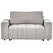 Divano Letto 2 Posti Innvik Tessuto Grigio Chiaro Con Contenitore - Foto miniatura 2