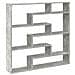 Mensola A Cubo Da Parete 7 Scomparti Truciolato Grigio Cemento - Foto miniatura 2
