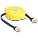 Cavo retrattile RJ45 Cat. 6A STP 1,5 m nero / giallo - Foto miniatura 3