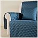 Copridivano Modern Modern Salvadivano In Microfibra Colore Blu Misura 2 Posti - Foto miniatura 3