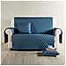 Copridivano Modern Modern Salvadivano In Microfibra Colore Blu Misura 2 Posti - Foto miniatura 4