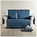 Copridivano Modern Modern Salvadivano In Microfibra Colore Blu Misura 2 Posti - Foto miniatura 1