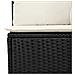 Set divani giardino  6 pezzi con cuscini Rattan nero, Divano giardino  2 posti con cuscini Rattan nero - Foto miniatura 9