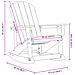 Sedia a dondolo Adirondack Nera 73.5x92x90 cm HDPE - Foto miniatura 9