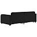 Divano Letto Estraibile con Cassetti Nero 90x190 cm in Velluto - Foto miniatura 5