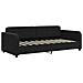 Divano Letto Estraibile con Cassetti Nero 90x190 cm in Velluto - Foto miniatura 6