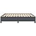 Letto  Grigio Scuro 200x200 cm Tessuto a Coste - Foto miniatura 5