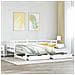 Letto Estraibile con Cassetti senza Materasso Bianco 90x200 cm - Foto miniatura 2