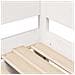 Letto Estraibile con Cassetti senza Materasso Bianco 90x200 cm - Foto miniatura 9