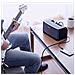 Cavo Audio Stereo Da 6,35 Mm Ad Angolo Retto - Cavo Per Strumenti Musicali Per Chitarra, Basso, Tastiera  1 M - Foto miniatura 5