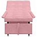 Divano Letto Rosa 67 x 194 x 38 cm Velluto - Foto miniatura 5