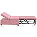 Divano Letto Rosa 67 x 194 x 38 cm Velluto - Foto miniatura 6