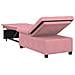 Divano Letto Rosa 67 x 194 x 38 cm Velluto - Foto miniatura 7