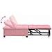 Divano Letto Rosa 67 x 194 x 38 cm Velluto - Foto miniatura 9