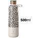 Borraccia Termica 500ml Design Almond Latte Motivo Leopardo, Beige - Foto miniatura 3