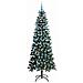 Albero di Natale artificiale con 300 LED Verde 210 cm - Foto miniatura 4