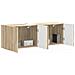 Mobile TV da parete 2 pcs Rovere Sonoma 59,5 x 31 x 40 cm - Foto miniatura 3