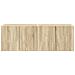 Mobile TV da parete 2 pcs Rovere Sonoma 59,5 x 31 x 40 cm - Foto miniatura 6
