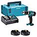 Trapano avvitatore a percussione 18V con 2 Batterie DHP453RFJ - Foto miniatura 1