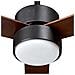 Ventilatore A Soffitto Con Luce Jeremy Con Telecomando Led Marrone - Foto miniatura 5