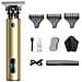 Tagliacapelli Elettrico Professionale Con Lama In Ceramica E Display Lcd Gold - Foto miniatura 1