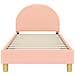 Struttura letto bambini con testata Rosa 80 x 160 cm - Foto miniatura 4