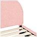 Struttura letto bambini con testata Rosa 80 x 160 cm - Foto miniatura 7