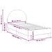 Struttura letto bambini con testata Rosa 80 x 160 cm - Foto miniatura 9