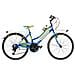 Bici Da Ragazza Mountain Bike 24 Mtb Lincy Bicicletta Ly24c18v Con Cambio 18v Completa Di Accessori Con Luci A Led - 35 Viola Fuxia - Foto miniatura 3