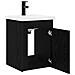 Mobile bagno con rubinetto Rovere Nero 42 x 40 x 74,5 cm - Foto miniatura 4