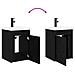 Mobile bagno con rubinetto Rovere Nero 42 x 40 x 74,5 cm - Foto miniatura 9